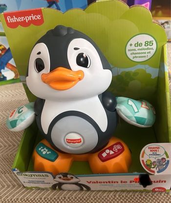 🐧 Valentin le Pingouin Linkimals – Fisher Price – Neuf 🐧