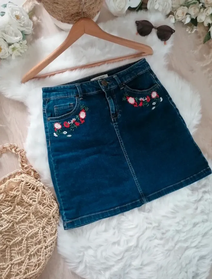 Jupe en jeans Naf Naf taille 36