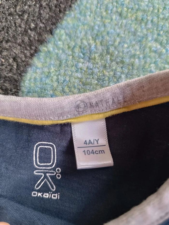 T-shirt manches 4ans 104 Okaïdi - photo numéro 2