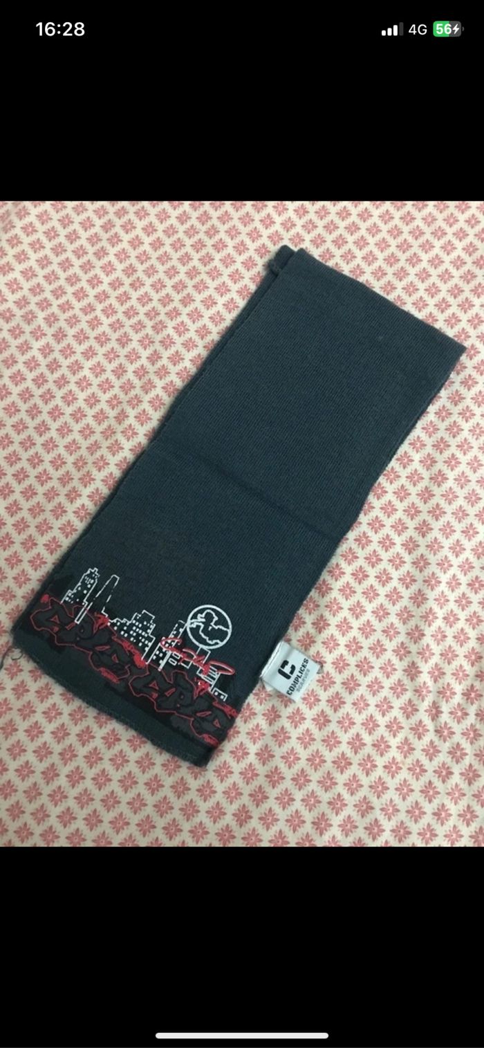 Écharpe pour enfants complices grise