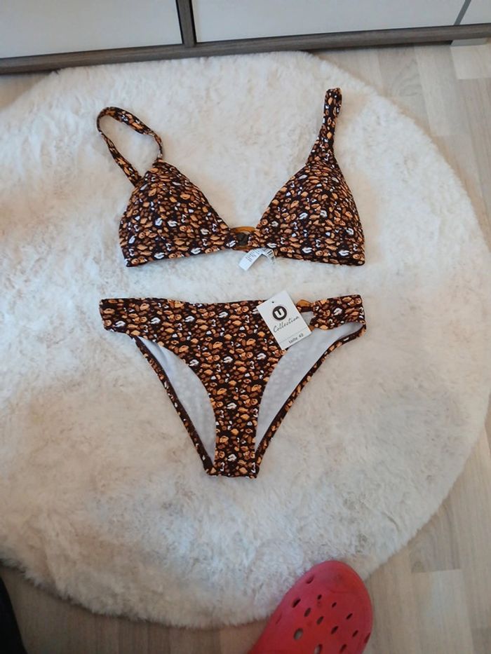 maillot de bain taille 40 léopard