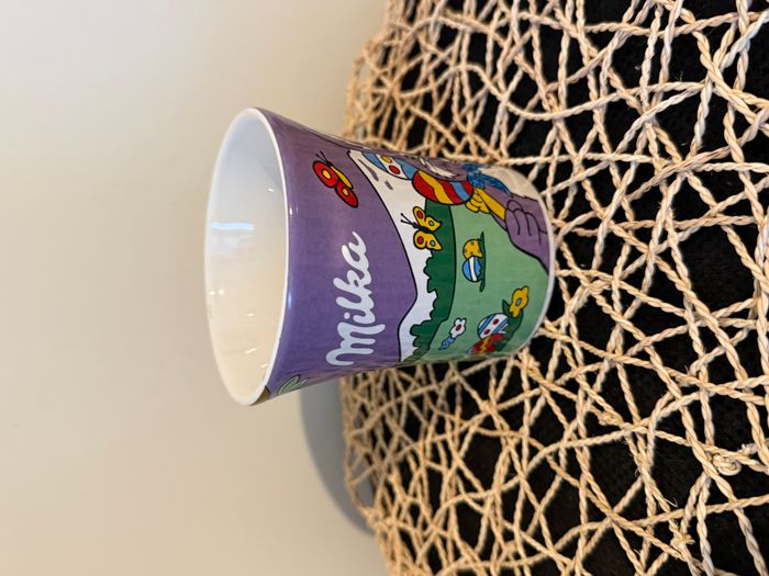 Tasse à café Milka Lapin de Pâques Tasse à thé Lapin Poussins Poules Coq Œufs Panier - photo numéro 5