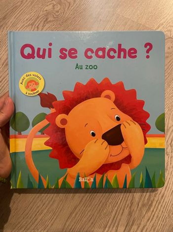 Livre Qui se cache au zoo - photo numéro 1