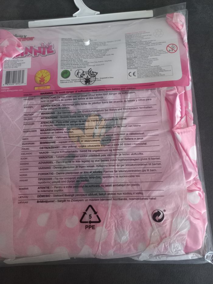 Robe déguisement minnie disney 7/8 ans - photo numéro 2