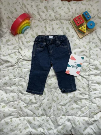 jean taille réglable bleu la redoute 9 mois