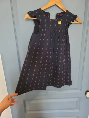 Jolie robe bleue marine sergent major 8 ans