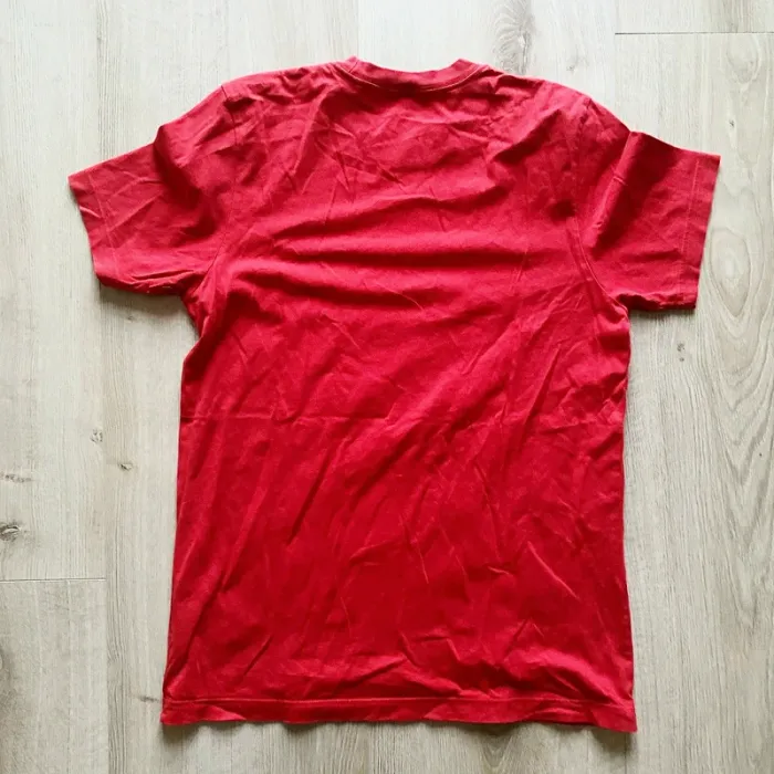 Adidas Classic Red/Rouge T-Shirt Vintage Logo Homme Exclusive Sport Mode Y2K (Taille L) - photo numéro 6