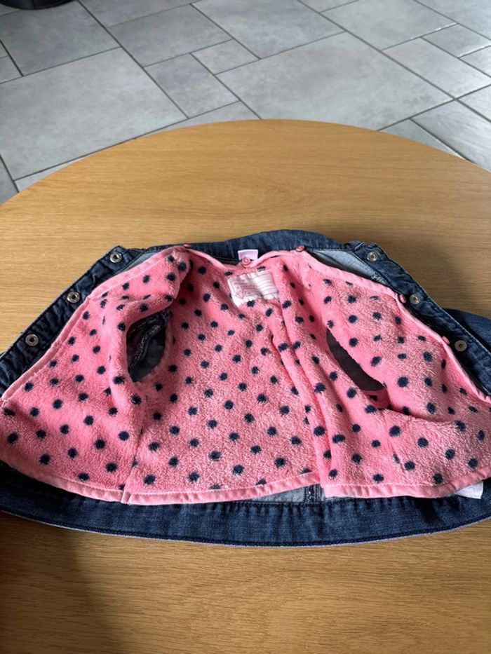 Veste en jean 9 mois fille comme neuve - photo numéro 3