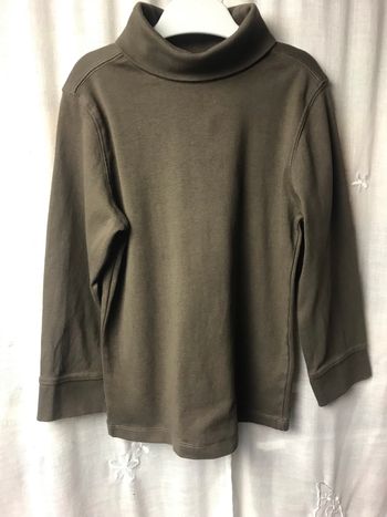 Sous pull marron 8 ans Kiabi