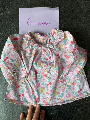 Blouse liberty betsy fraise jacadi