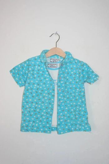 Ensemble chemise manches courtes + débardeur