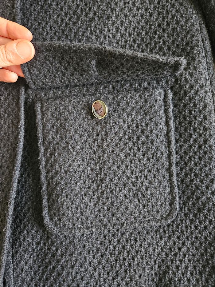 Manteau Nafnaf chic et chaud avec capuche en laine - photo numéro 7