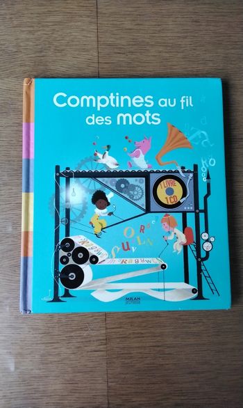 Comptines  au  fil  des  mots  ,Milan  Jeunesse  ,16 Comptines  ,spécial  maternelle 