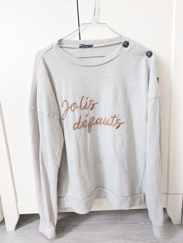 Pull col rond Jolis défauts taille xl - photo numéro 2
