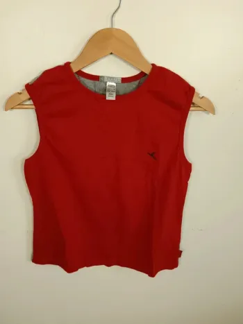 C24 débardeur rouge/gris Domyos 42