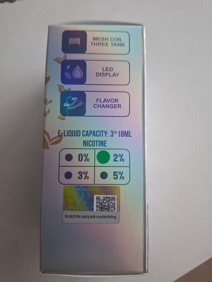 Vape 60 000 triple goût - photo numéro 2