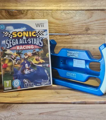Nintendo Wii # Sega Sonic All Stars Racing + Volant #