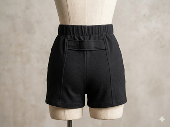 Short sweat épais noir Taille 2 PIMKIE Neuf