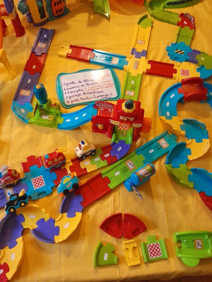 Énorme Lot / ensemble de Tut Tut Bolide Vtech Avec 5 Bolides - photo numéro 5