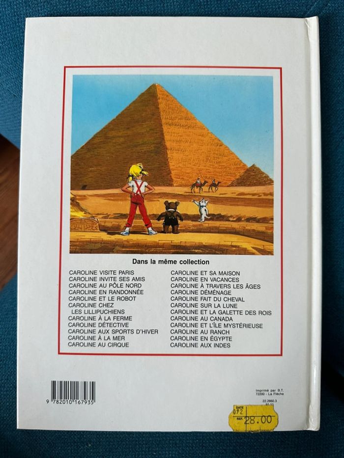 Livre vintage Caroline en Égypte Pierre Probst collection classique - photo numéro 2