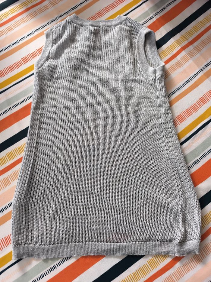 Débardeur en viscose argenté orchestra 8 ans - photo numéro 2