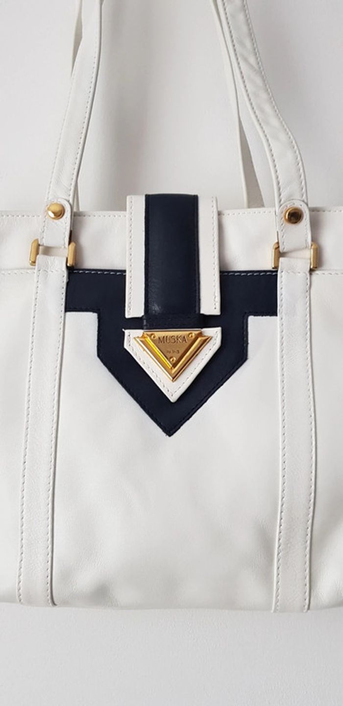 Sac à main vintage femme MUSKA PARIS - photo numéro 2