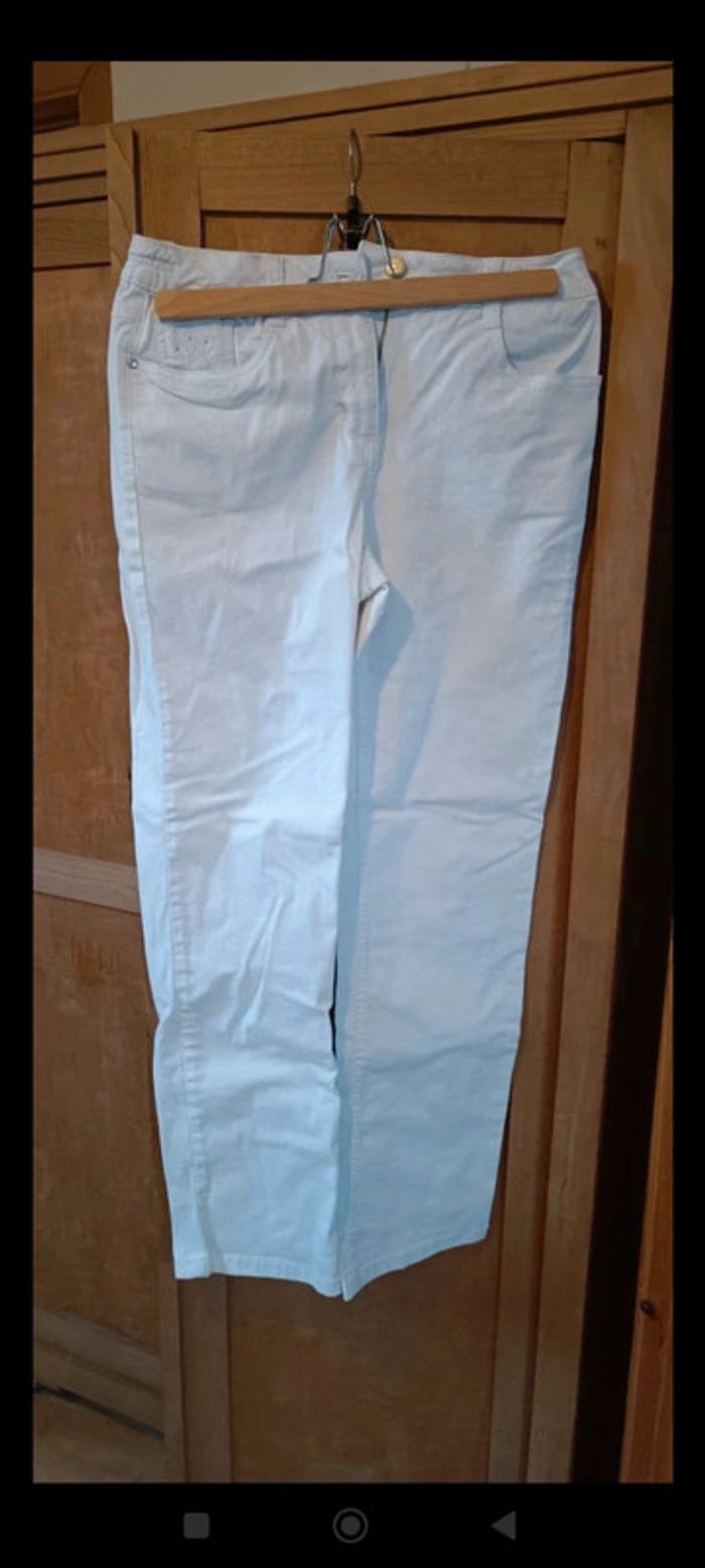 Pantalon blanc 40