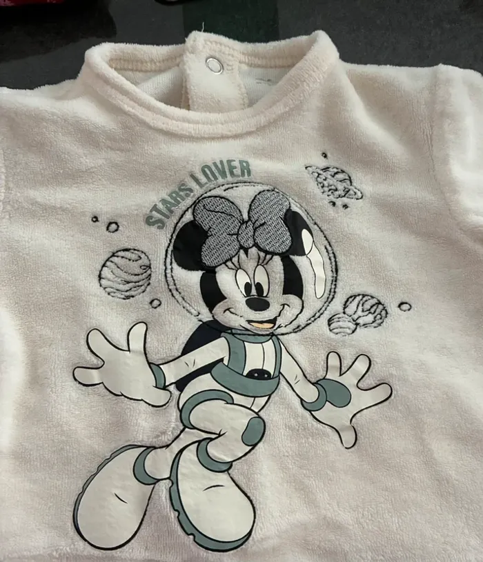 Pyjama Grenouillère  Minnie Taille 3 mois - photo numéro 2