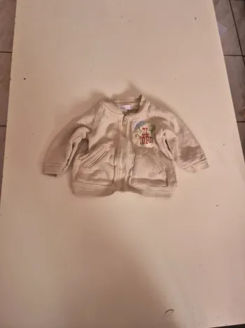 Gilet zippé 1 mois