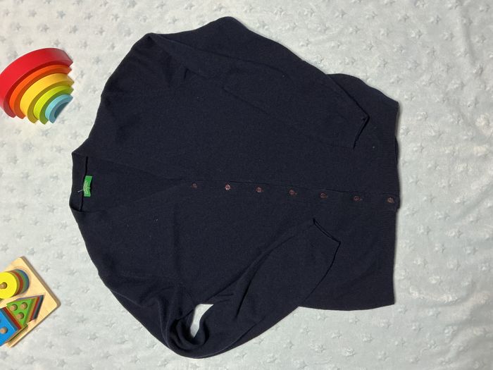 gilet léger bleu marine 14 ans united colors of benetton - photo numéro 3