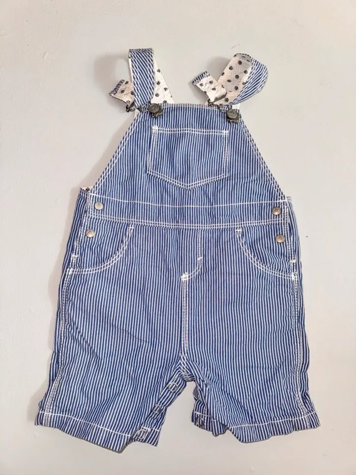 Salopette petit bateau  12 mois