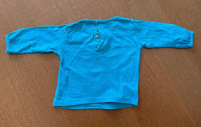 T-shirt à manches longues bébé fille 3mois - photo numéro 2