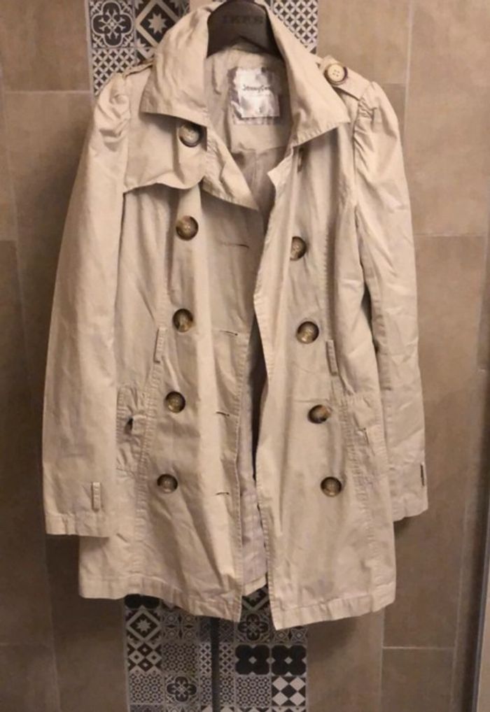 Trench beige Jennyfer + Trench court marron - photo numéro 2