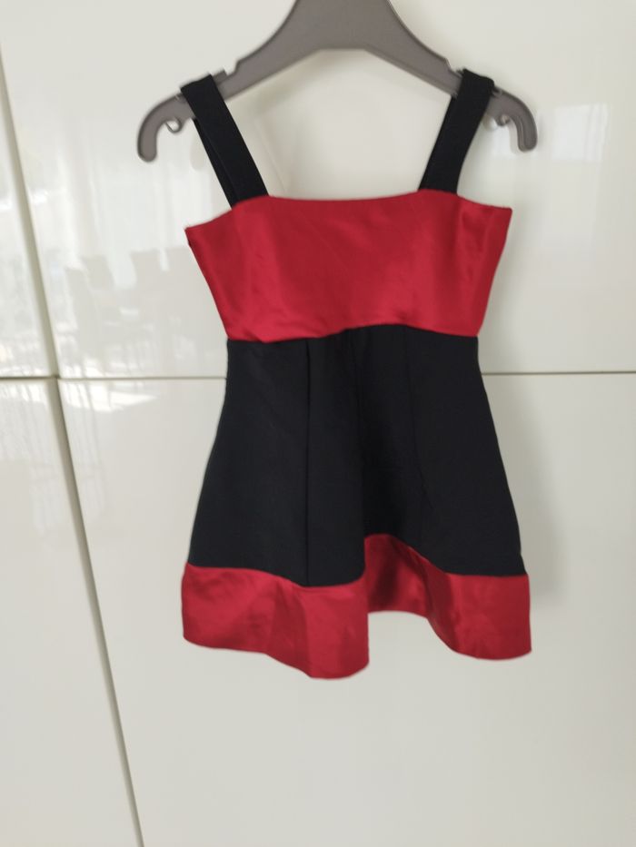 Robe été noire et rouge 24-36 mois - photo numéro 3