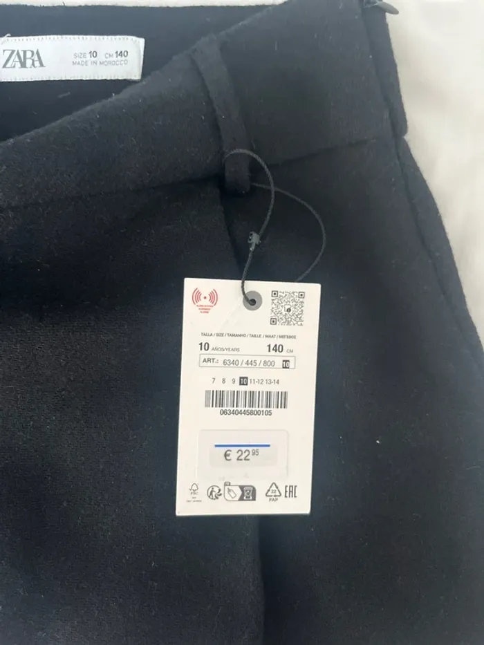 Jupe short noir Zara 10 ans - photo numéro 5