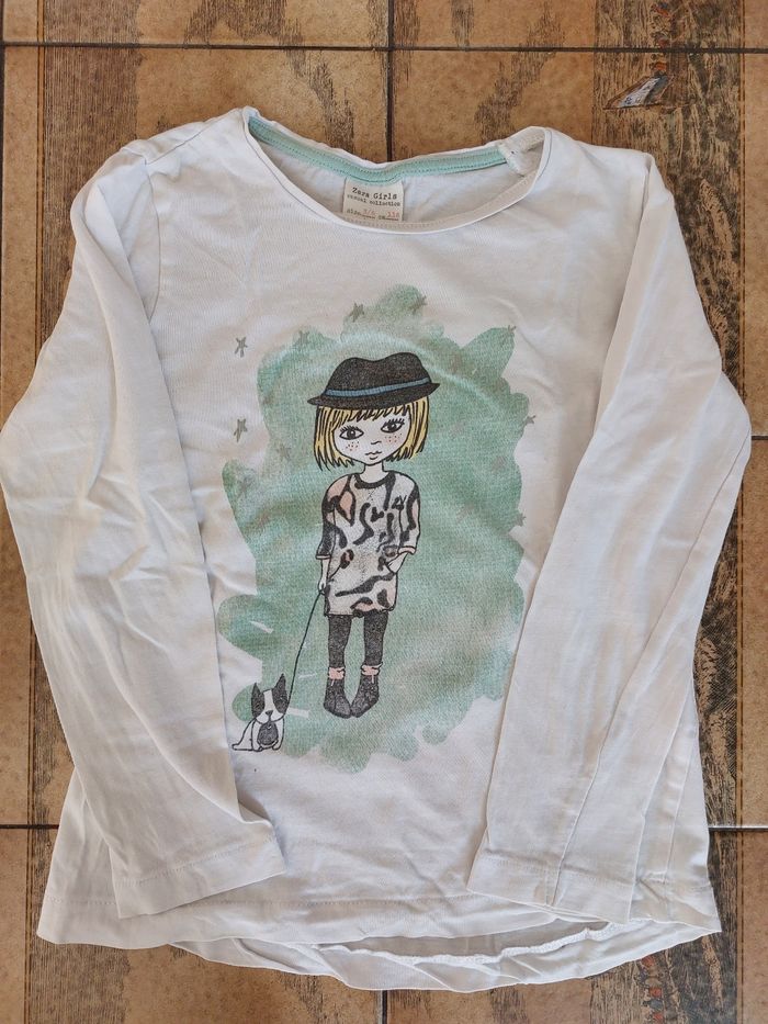 T-shirt manche longue đź’Ż% coton fille