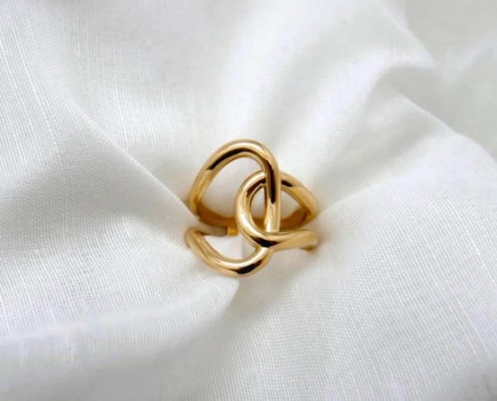 Bague en acier inoxydable ajustable de très bonne qualité