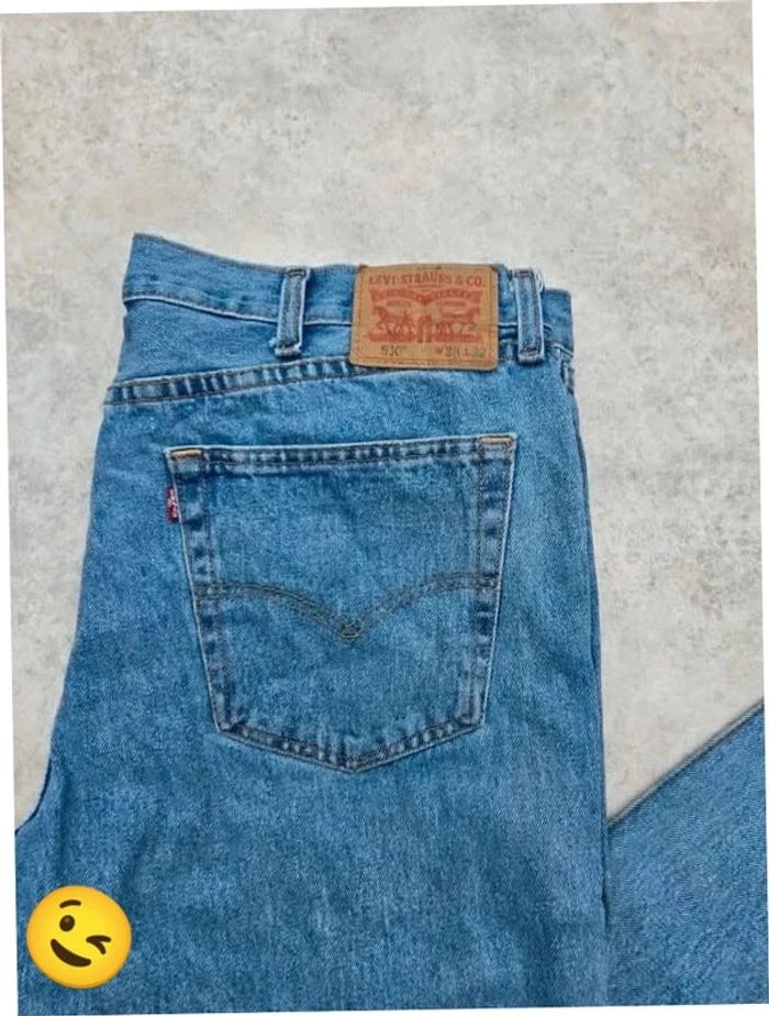 Jeans Levi's 530 W38 FR48 L32 coupe droite bleu Homme Men pan286b - photo numéro 2