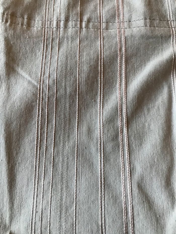 pantacourt Gémo gris liseré rose - photo numéro 3