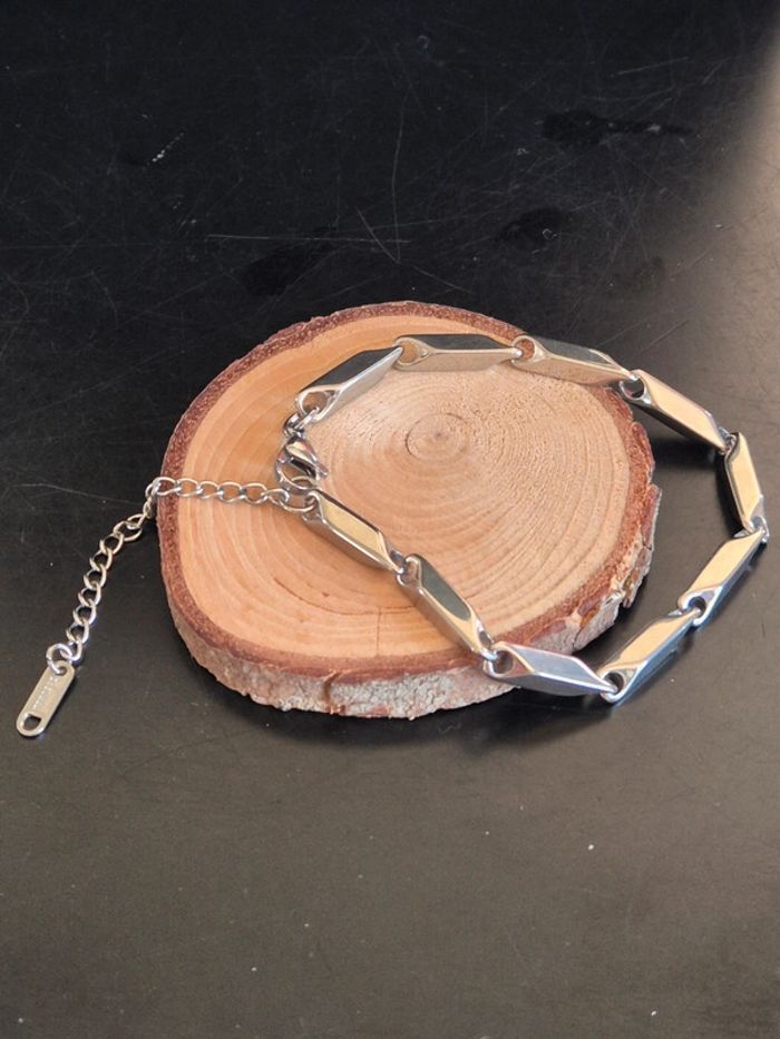 Magnifique bracelet acier inoxydable
