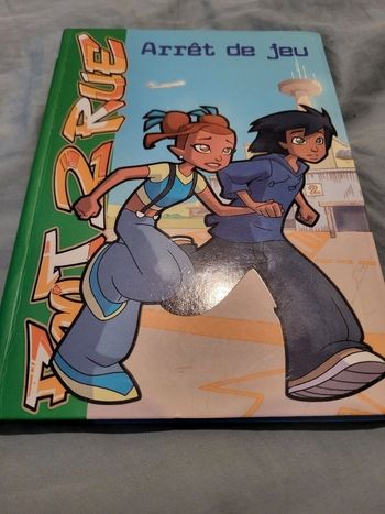 Lot de 2 livres Foot 2 Rue bibliothèque verte