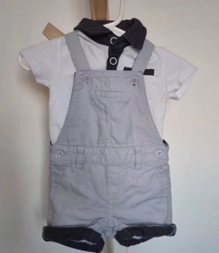Ensemble combi T-shirt 3 mois