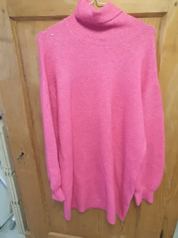 Pull long femme