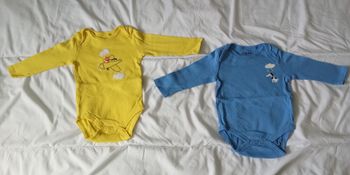 Lot bodies ML garçon 2-6 mois 