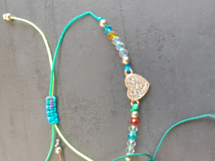 3 bracelets strass réglable - photo numéro 3