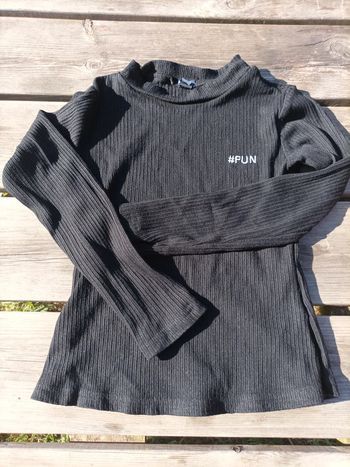 Tee shirt manches longues avec petit vol Fun