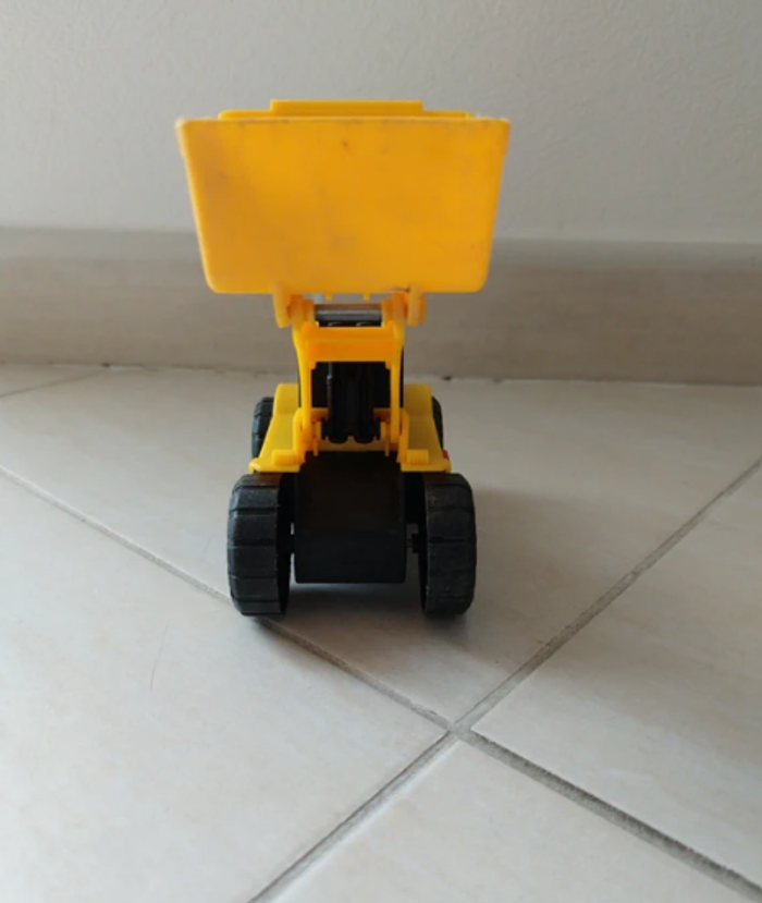 Tracteur chargeur- véhicule jouet enfant jaune et noir - photo numéro 3