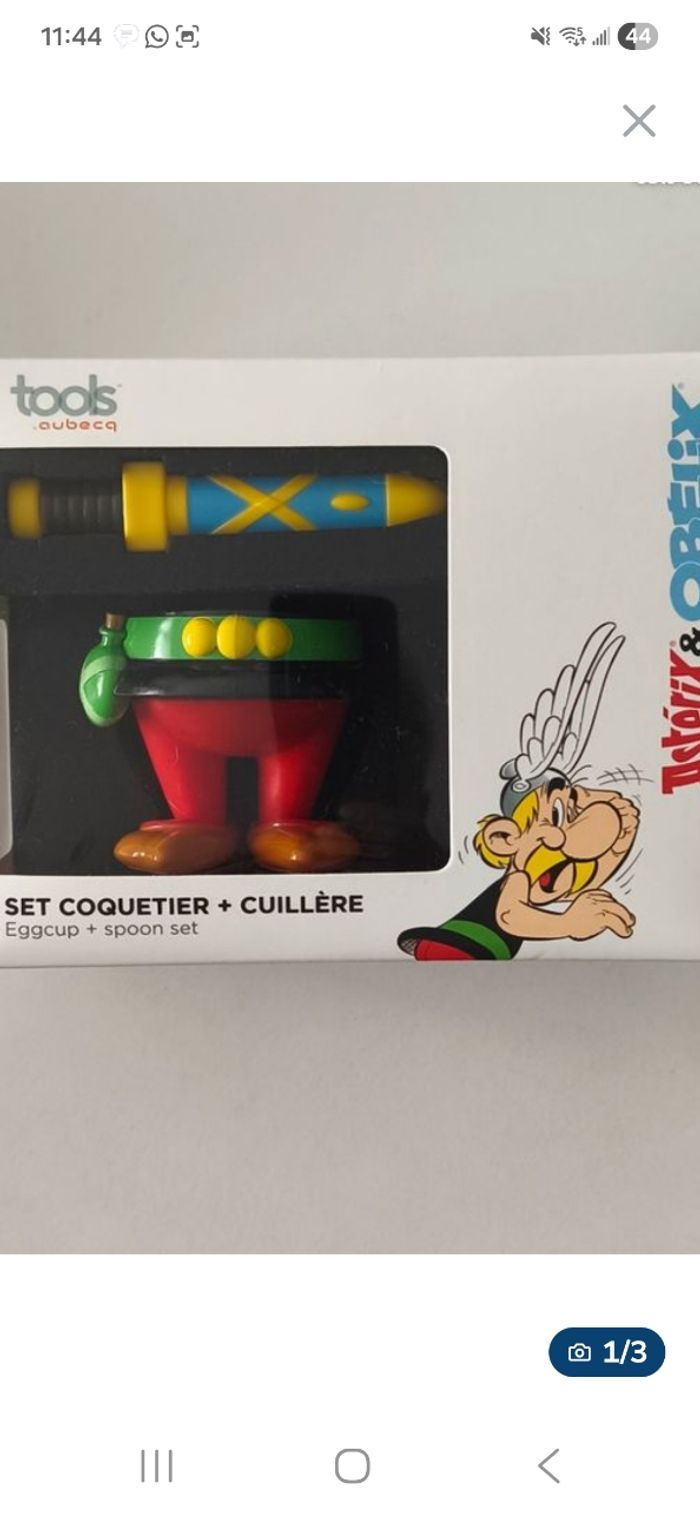 Set Coquetier + cuillere Asterix - photo numéro 3