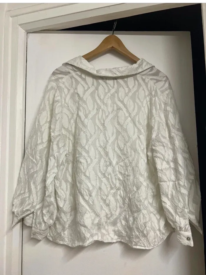 Chemise parisienne chic et stylée - oversize - taille Xl - neuve - photo numéro 4