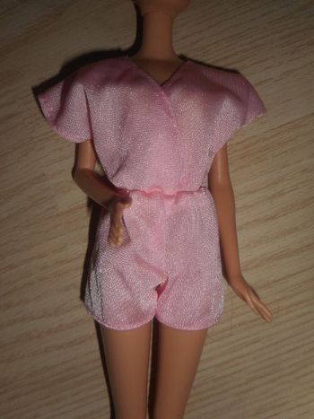 Combishort Rose Clair Barbie